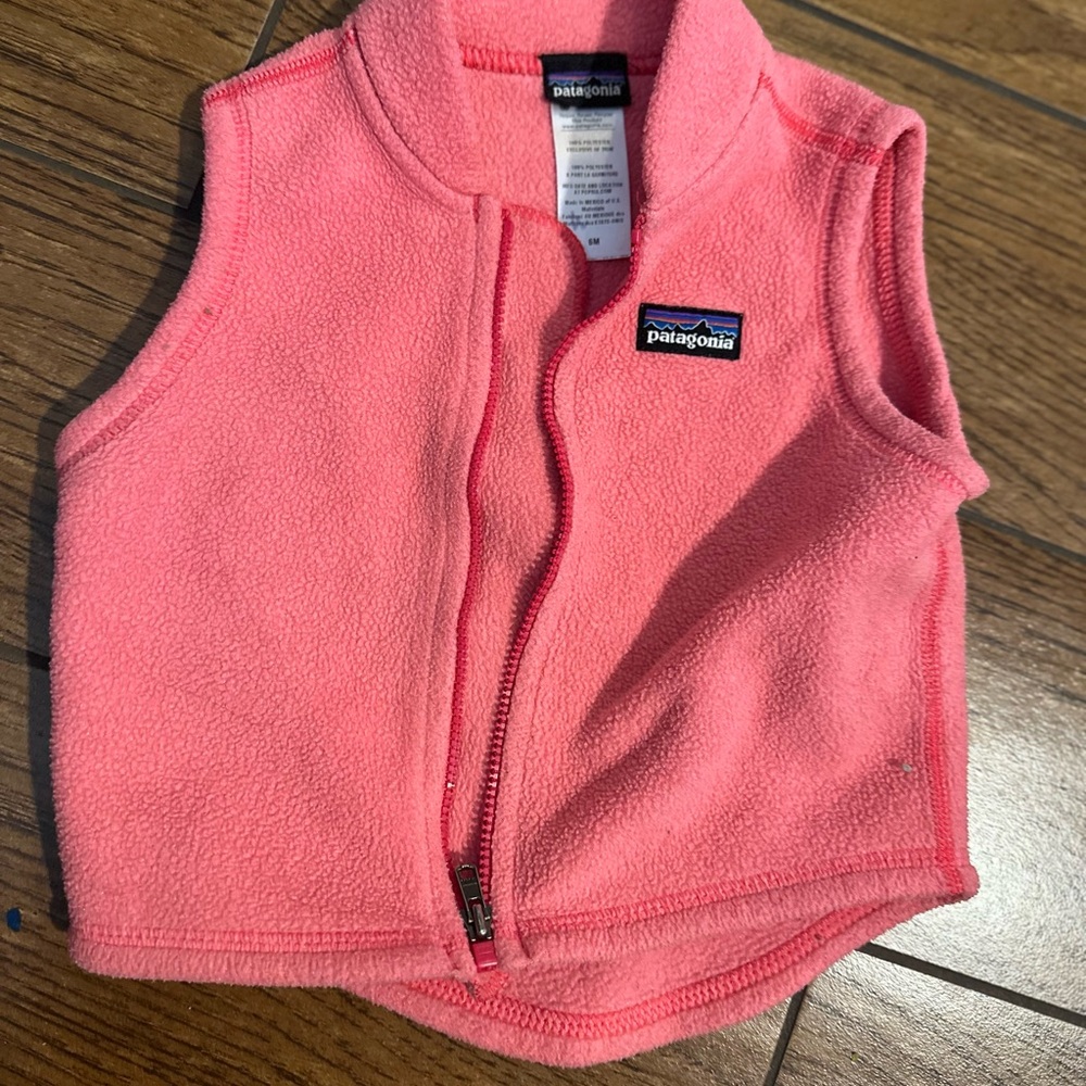 Patagonia Kids Fleece Vest - Pink